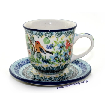 Filiżanka 0,3L + spodek dek. U5098X Rudzik